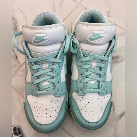Women’s Nike Dunk Lows in Teal - Picture 9 of 11